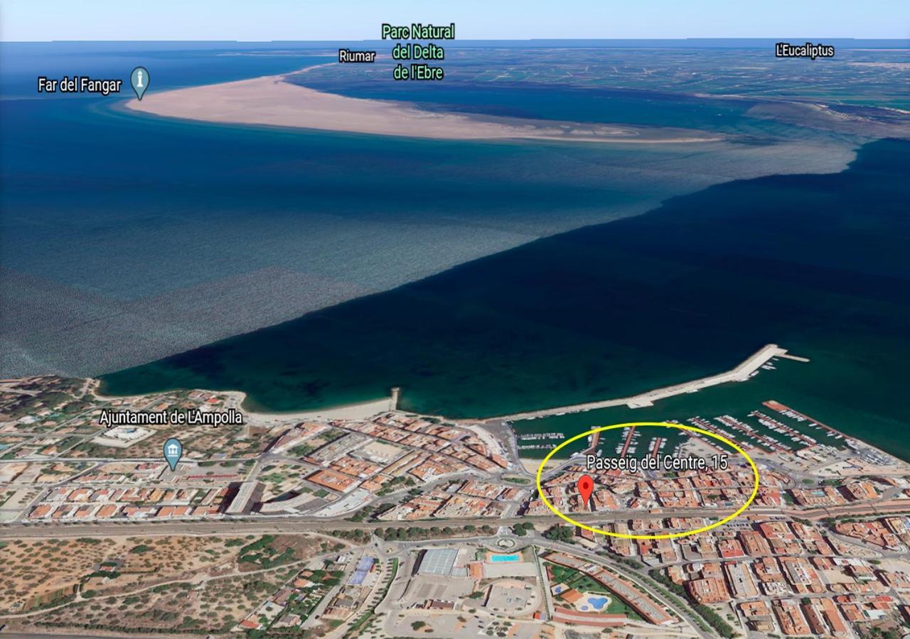 Apt Ideal Para Familias Cerca Del Mar L'Ampolla Kültér fotó